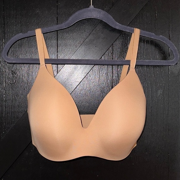 knix WingWoman Countour Wireless Warm Sand Supportive Bra 6+ (34DDD, 32F, 34F) - Picture 4 of 12